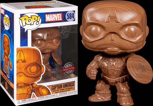 Captain America #584 SE Wood Deco Pop Vinyl (Marvel)