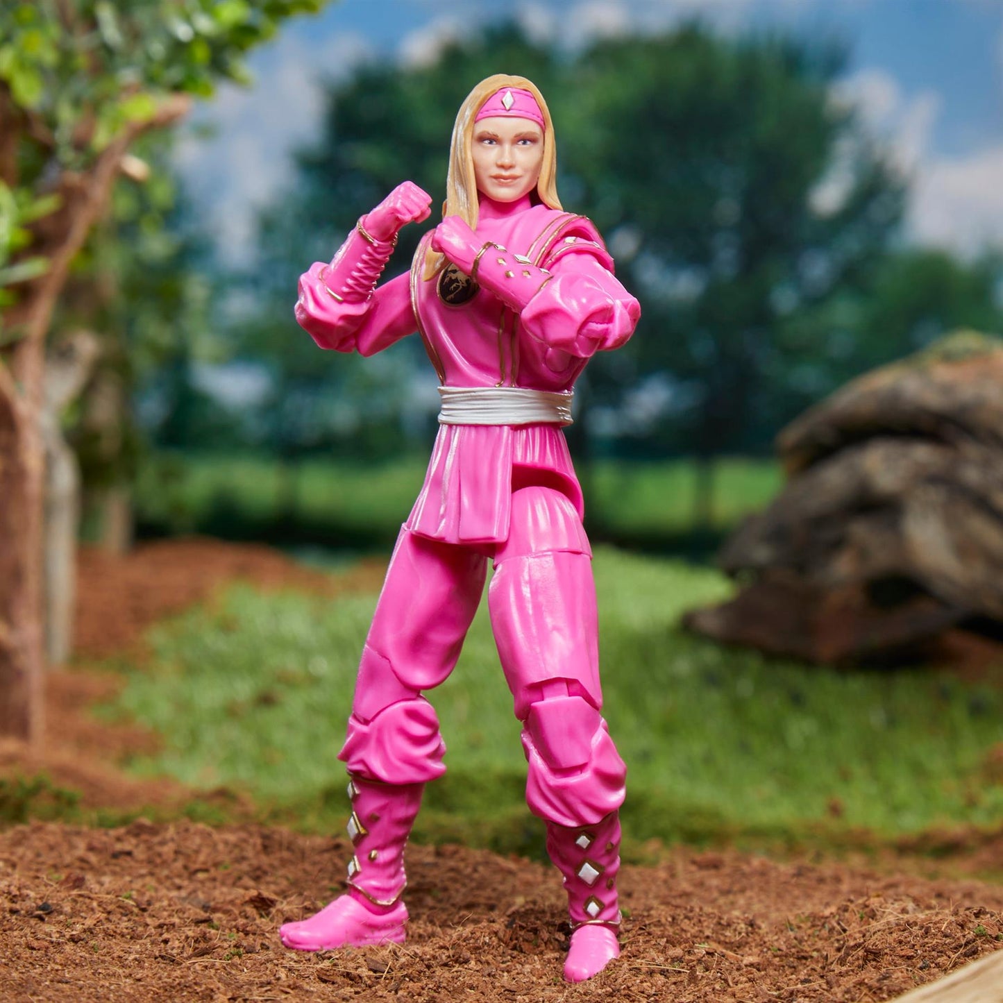 Mighty Morphin NINJA PINK RANGER FIGURE F5428 Power Rangers Lightning Collection