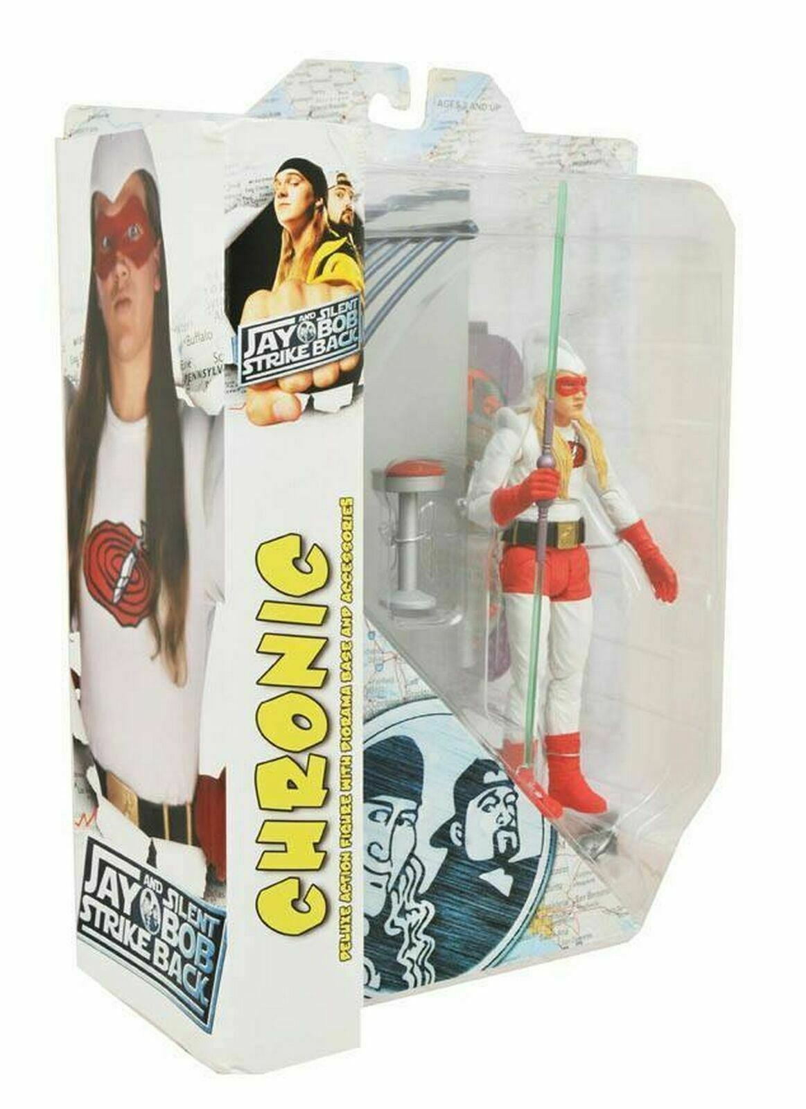 Jay & Silent Bob Strike Back CHRONIC Deluxe Action Figure w/ Base & Accessories