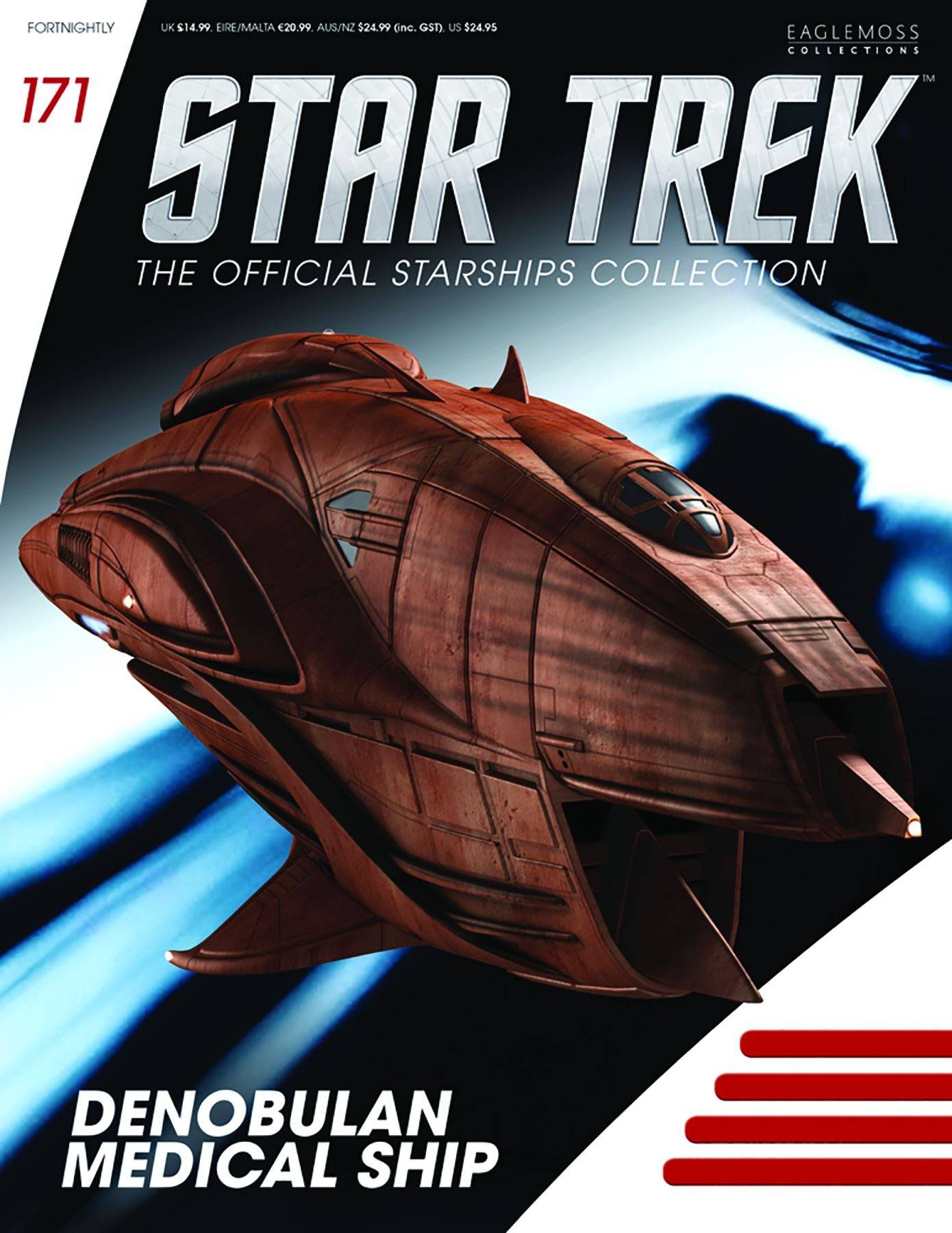 #171 Denobulan Medical Ship Model Die Cast Ship STDC171 (Eaglemoss / Star Trek)