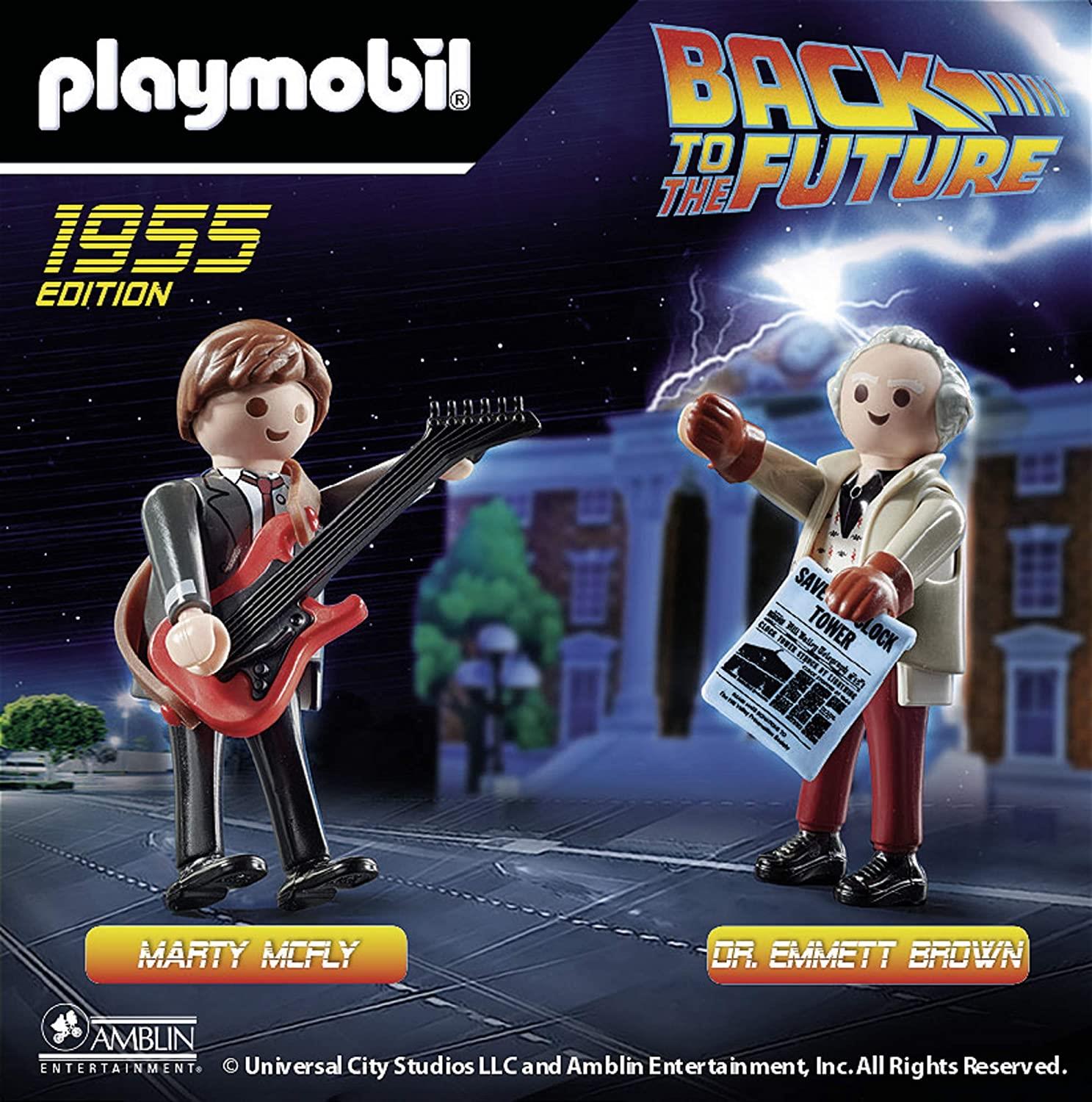 PLAYMOBIL Marty McFly & Dr Emmett Brown Figures 70459 Back to the Future