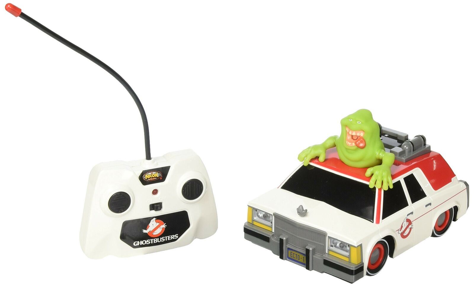 Ghostbusters Radio Control RC ECTO-1 Vehicle with Glowing Slimer (NKOK)