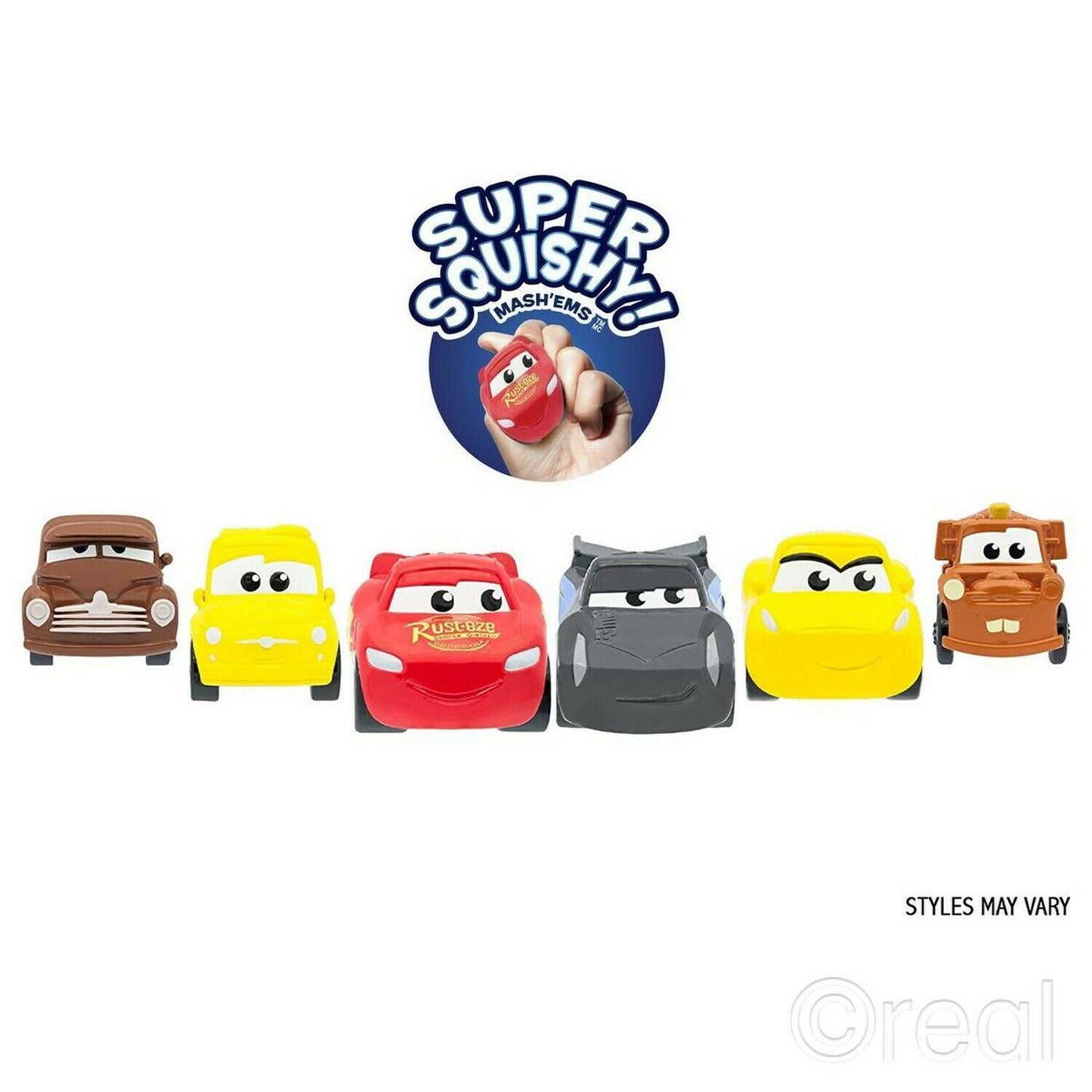 Disney Pixar's CARS 3 - 5 x MASH'EMS Sealed Capsules (Series 1) tech4kids