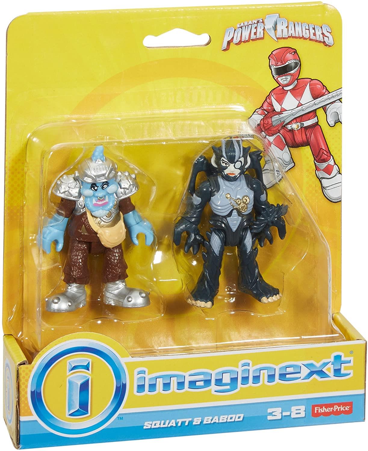 Squatt & Baboo DRV05 Power Rangers Imaginext Action Figure