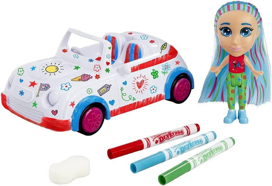 CRAYOLA Colour 'n' Style Friends Coupe BLUEBELL Doll Art Playset Color