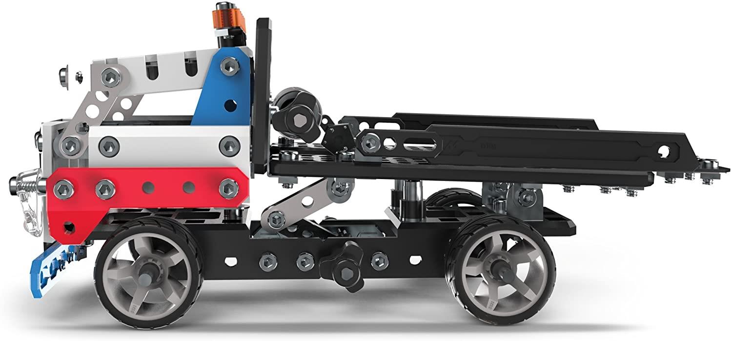 Meccano Race Truck STEM Engineering Education Toy Construction Set Building