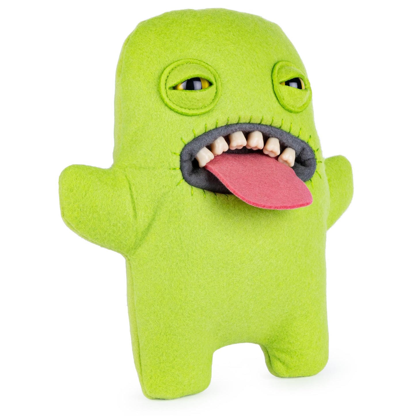 GREEN TONGUE Fuggler Funny Ugly Monster 9" Felt Boxed Plush Toy