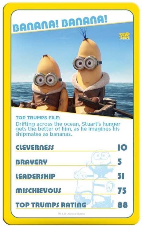 Minions Top Trumps Game