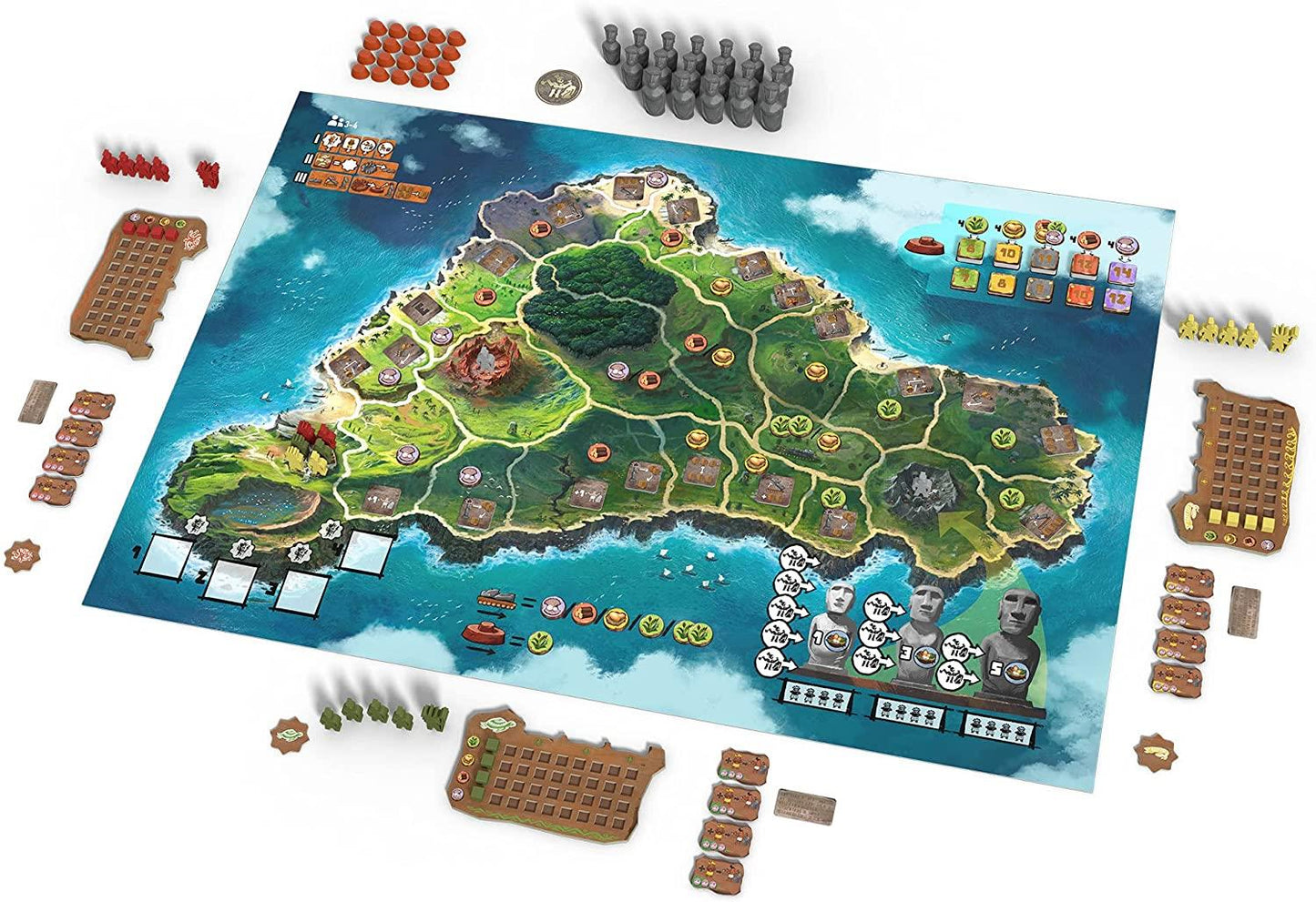 RAPA NUI Matagot Family Board Game Easter Island Strategy